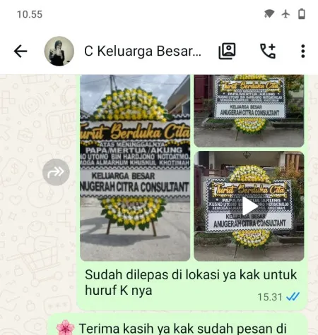 Pengiriman Papan Bunga Duka Paseban