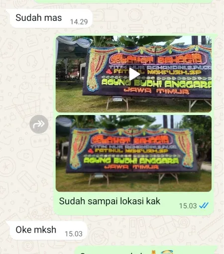 Pengiriman Papan Bunga Paseban