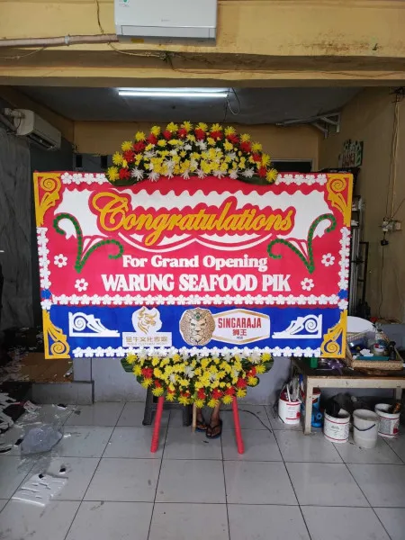 Papan Bunga Ucapan Selamat Paseban