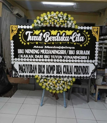 Papan Bunga di Paseban